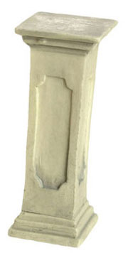 Dollhouse Miniature Pedestal, Small, Gray, 3Pc
